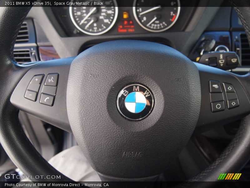 Space Gray Metallic / Black 2011 BMW X5 xDrive 35i
