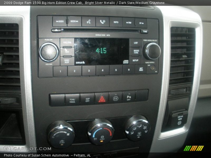 Bright Silver Metallic / Dark Slate/Medium Graystone 2009 Dodge Ram 1500 Big Horn Edition Crew Cab