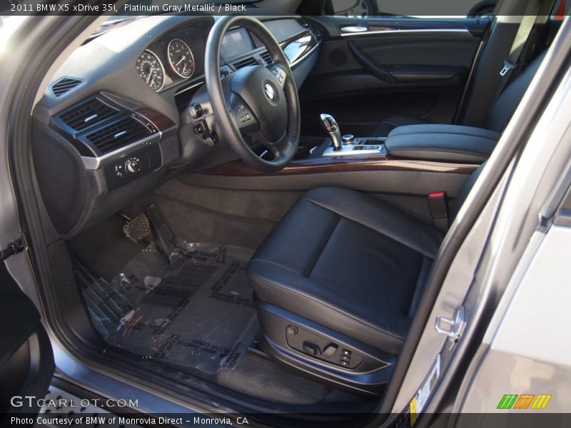Platinum Gray Metallic / Black 2011 BMW X5 xDrive 35i