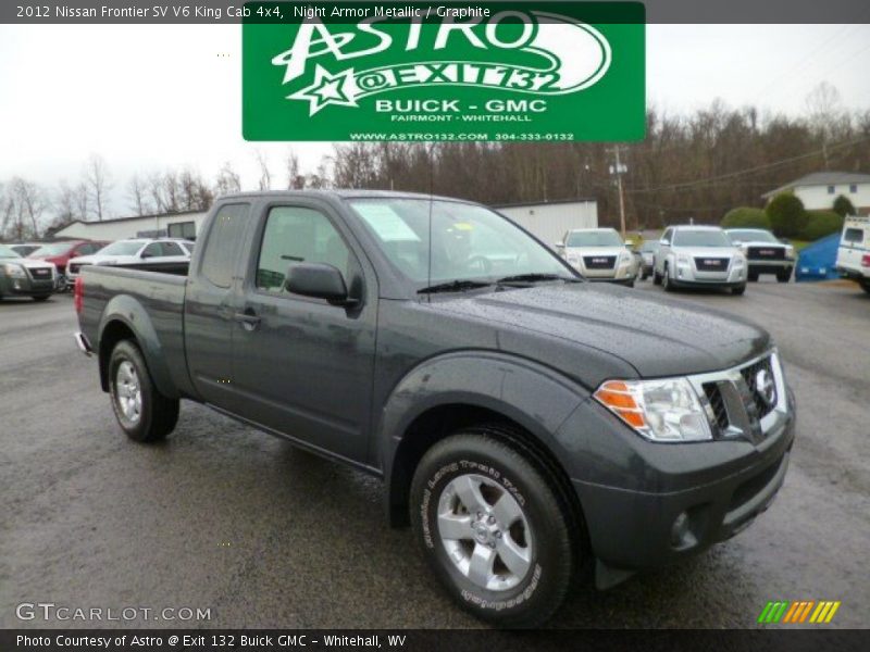 Night Armor Metallic / Graphite 2012 Nissan Frontier SV V6 King Cab 4x4