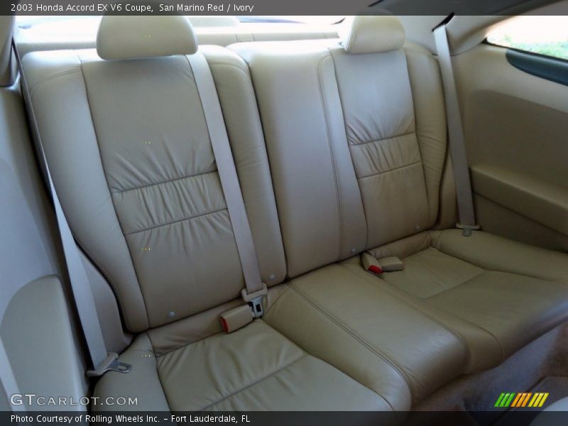 San Marino Red / Ivory 2003 Honda Accord EX V6 Coupe