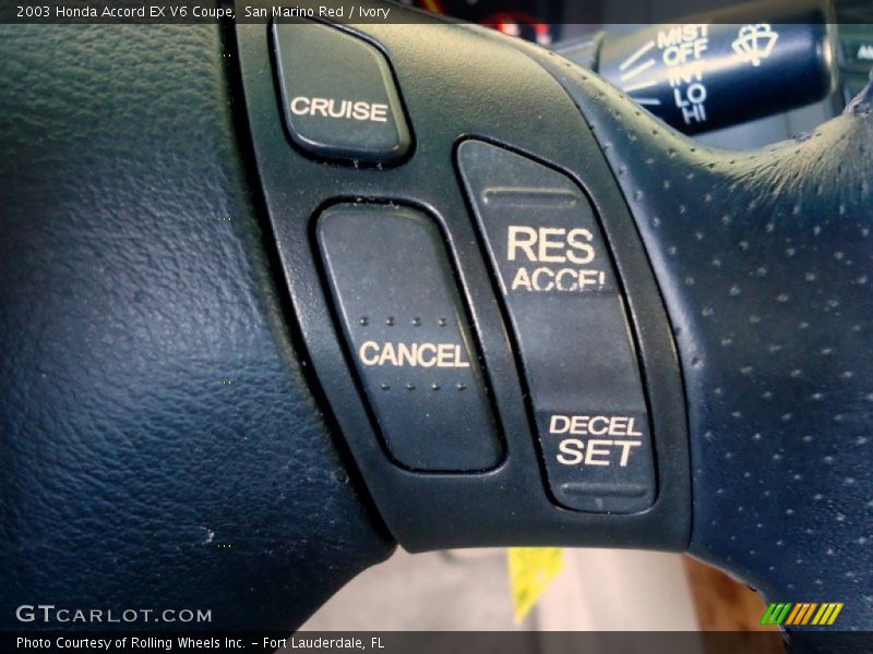 San Marino Red / Ivory 2003 Honda Accord EX V6 Coupe