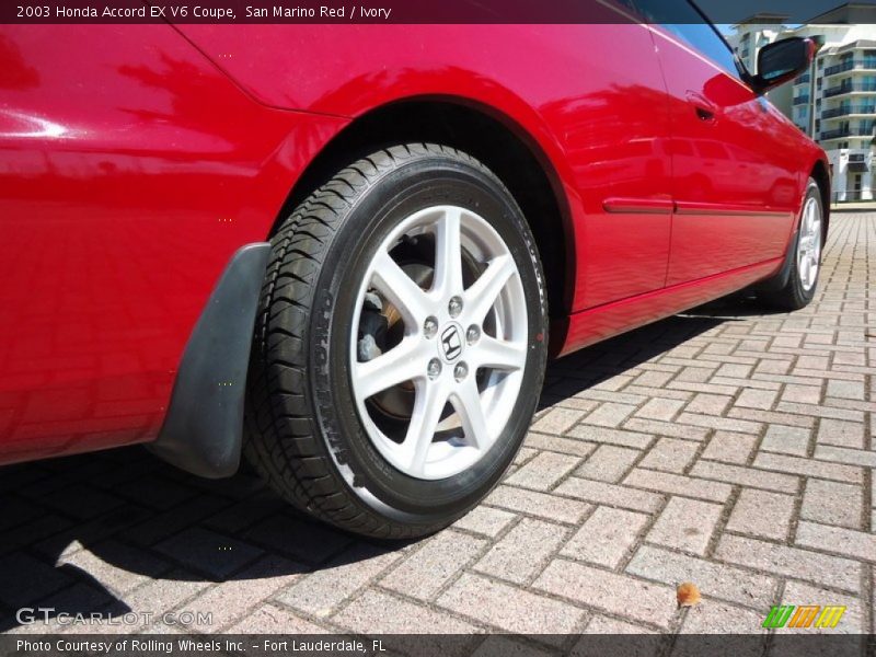 San Marino Red / Ivory 2003 Honda Accord EX V6 Coupe