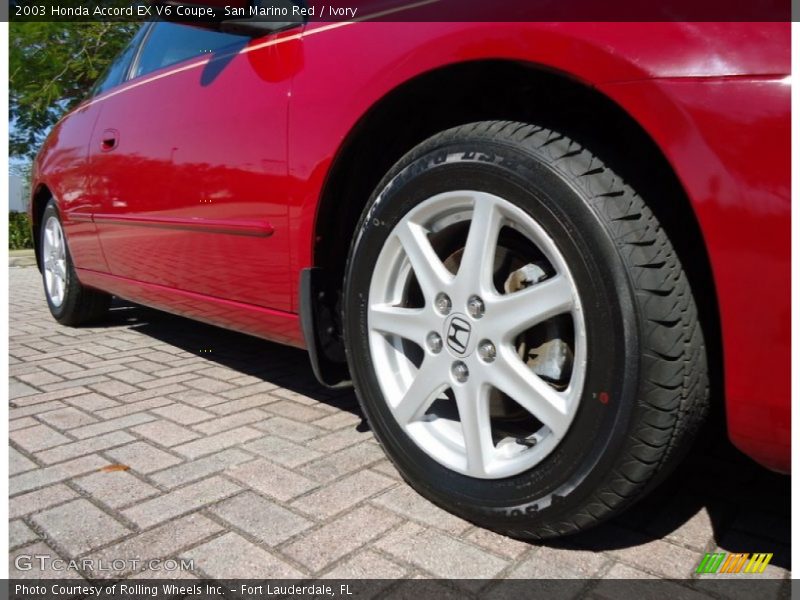 San Marino Red / Ivory 2003 Honda Accord EX V6 Coupe
