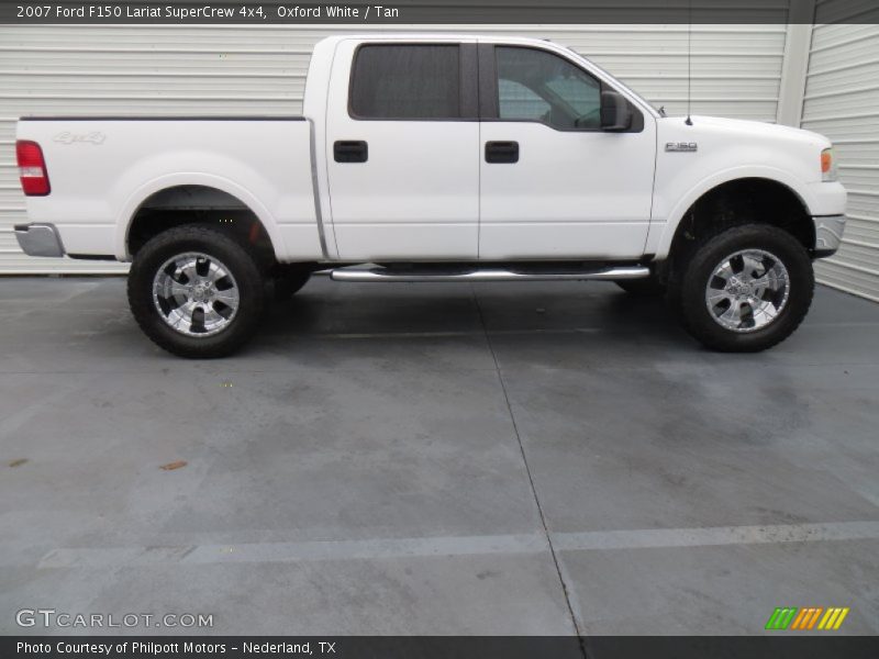 Oxford White / Tan 2007 Ford F150 Lariat SuperCrew 4x4