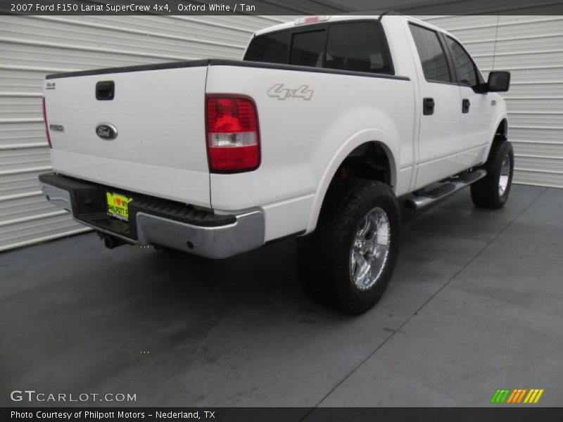 Oxford White / Tan 2007 Ford F150 Lariat SuperCrew 4x4