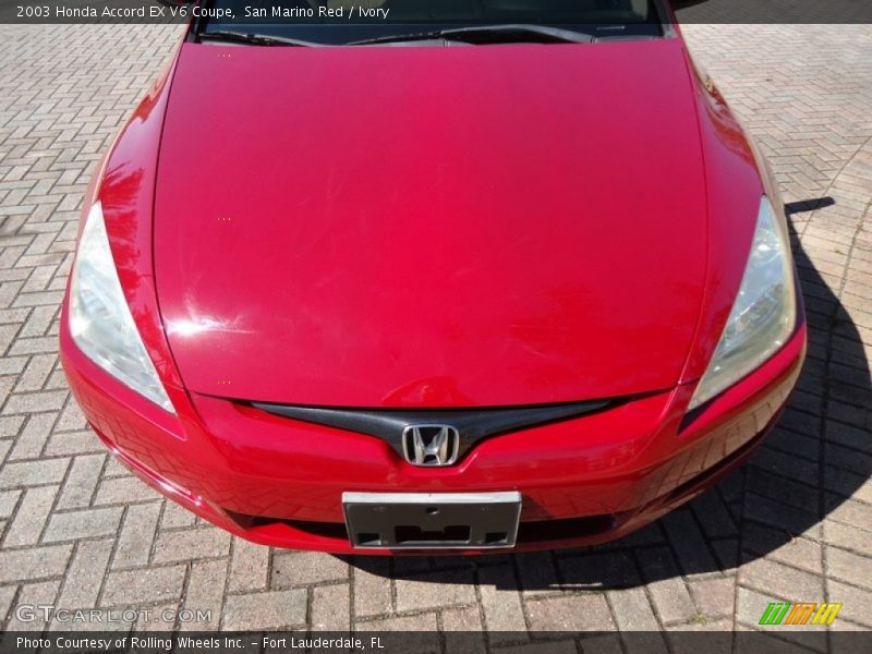 San Marino Red / Ivory 2003 Honda Accord EX V6 Coupe