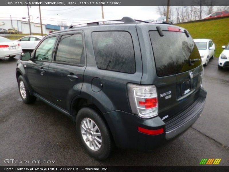 Black Pearl Slate Metallic / Black 2009 Mercury Mariner Premier 4WD