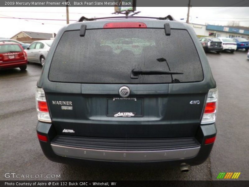 Black Pearl Slate Metallic / Black 2009 Mercury Mariner Premier 4WD