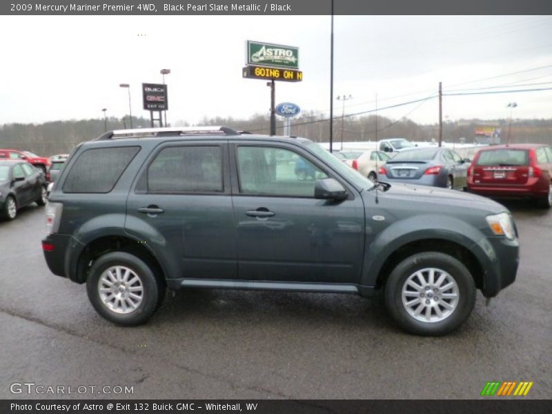 Black Pearl Slate Metallic / Black 2009 Mercury Mariner Premier 4WD