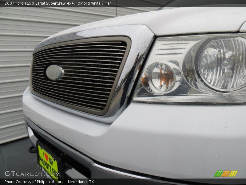 Oxford White / Tan 2007 Ford F150 Lariat SuperCrew 4x4