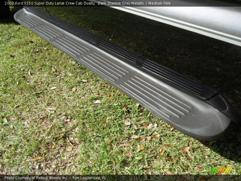 Dark Shadow Grey Metallic / Medium Flint 2002 Ford F350 Super Duty Lariat Crew Cab Dually