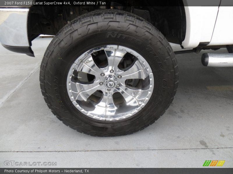 Oxford White / Tan 2007 Ford F150 Lariat SuperCrew 4x4