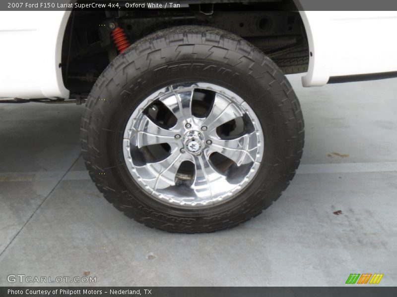 Oxford White / Tan 2007 Ford F150 Lariat SuperCrew 4x4