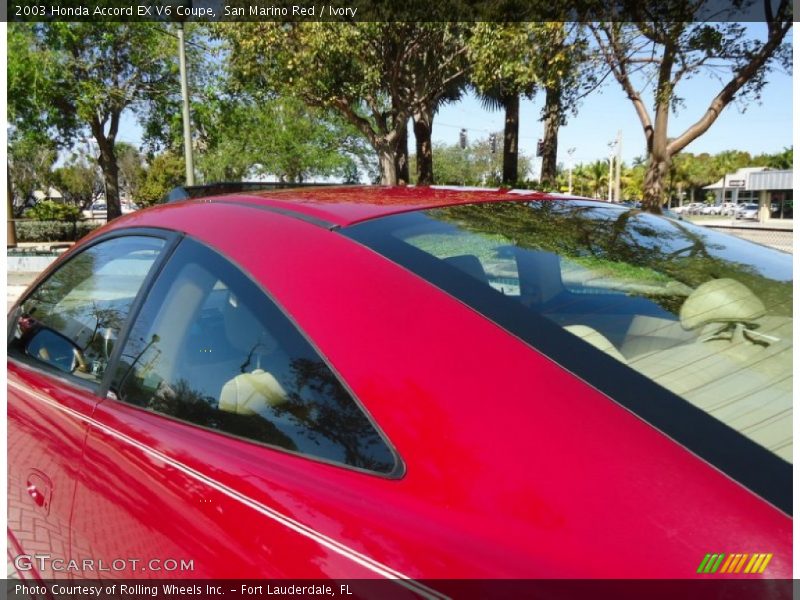 San Marino Red / Ivory 2003 Honda Accord EX V6 Coupe