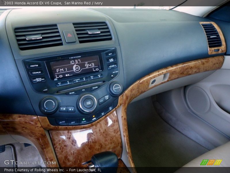 Dashboard of 2003 Accord EX V6 Coupe