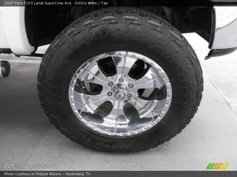 Oxford White / Tan 2007 Ford F150 Lariat SuperCrew 4x4