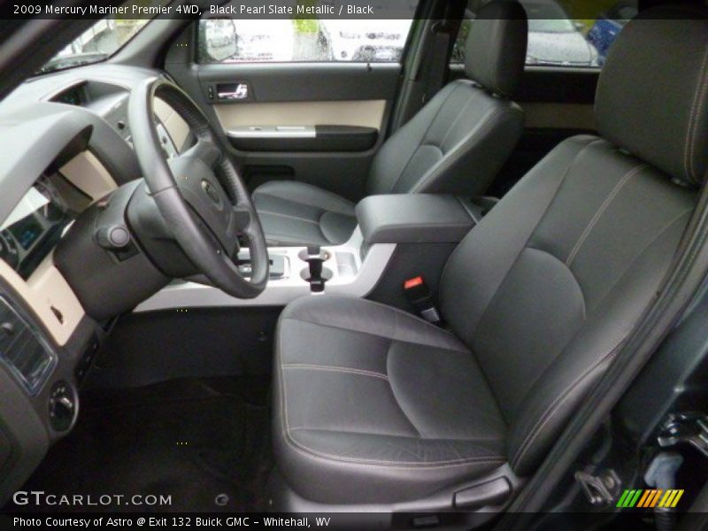 Front Seat of 2009 Mariner Premier 4WD