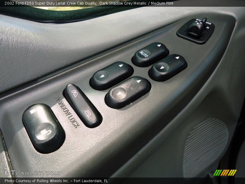 Dark Shadow Grey Metallic / Medium Flint 2002 Ford F350 Super Duty Lariat Crew Cab Dually
