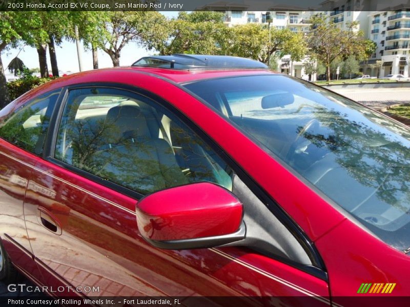 San Marino Red / Ivory 2003 Honda Accord EX V6 Coupe