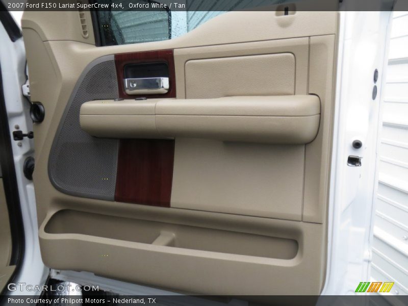 Oxford White / Tan 2007 Ford F150 Lariat SuperCrew 4x4