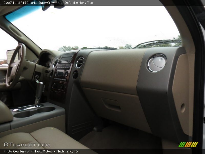 Oxford White / Tan 2007 Ford F150 Lariat SuperCrew 4x4