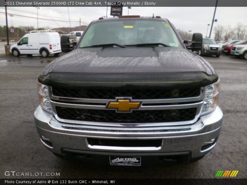 Taupe Grey Metallic / Ebony 2011 Chevrolet Silverado 2500HD LTZ Crew Cab 4x4