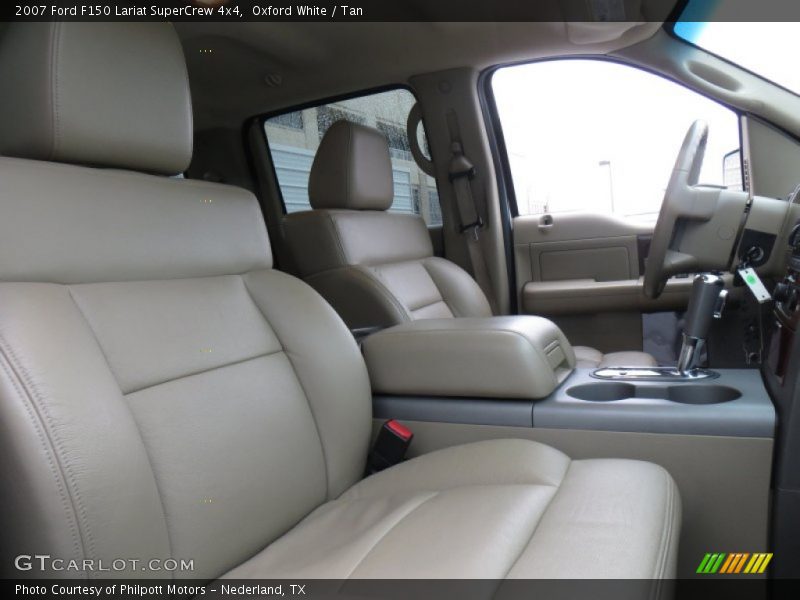 Oxford White / Tan 2007 Ford F150 Lariat SuperCrew 4x4