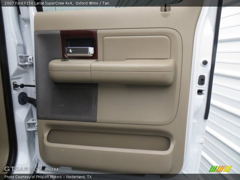 Oxford White / Tan 2007 Ford F150 Lariat SuperCrew 4x4