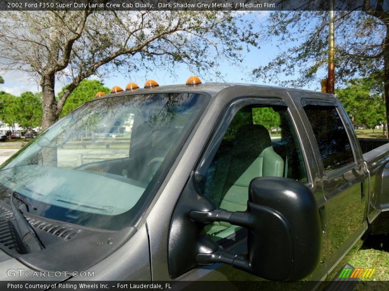 Dark Shadow Grey Metallic / Medium Flint 2002 Ford F350 Super Duty Lariat Crew Cab Dually