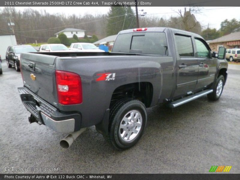 Taupe Grey Metallic / Ebony 2011 Chevrolet Silverado 2500HD LTZ Crew Cab 4x4
