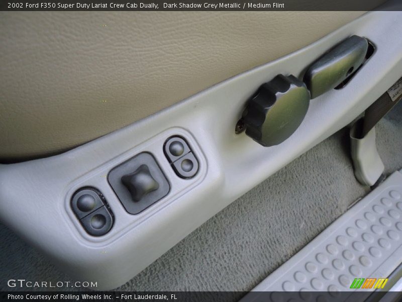 Dark Shadow Grey Metallic / Medium Flint 2002 Ford F350 Super Duty Lariat Crew Cab Dually