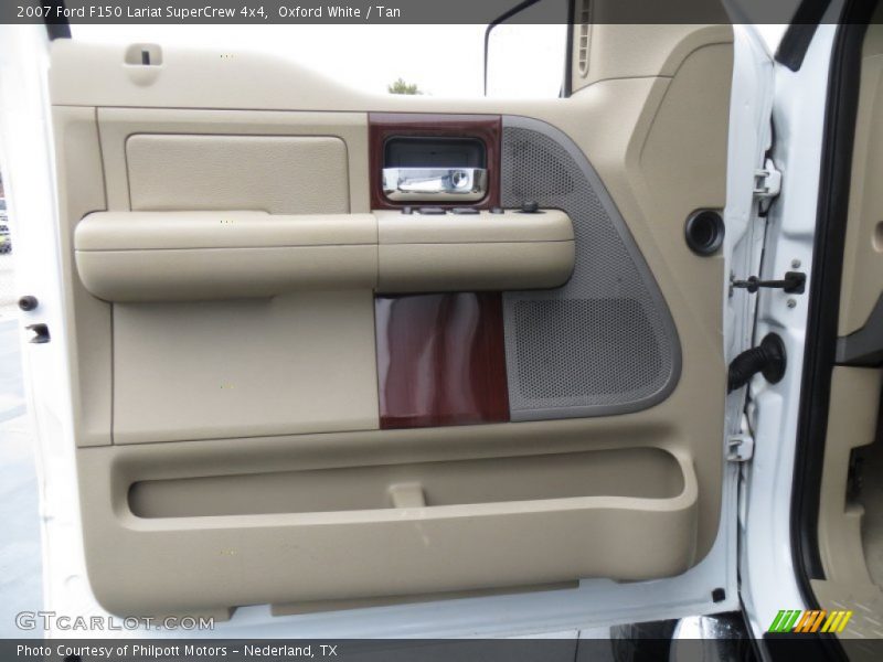 Oxford White / Tan 2007 Ford F150 Lariat SuperCrew 4x4