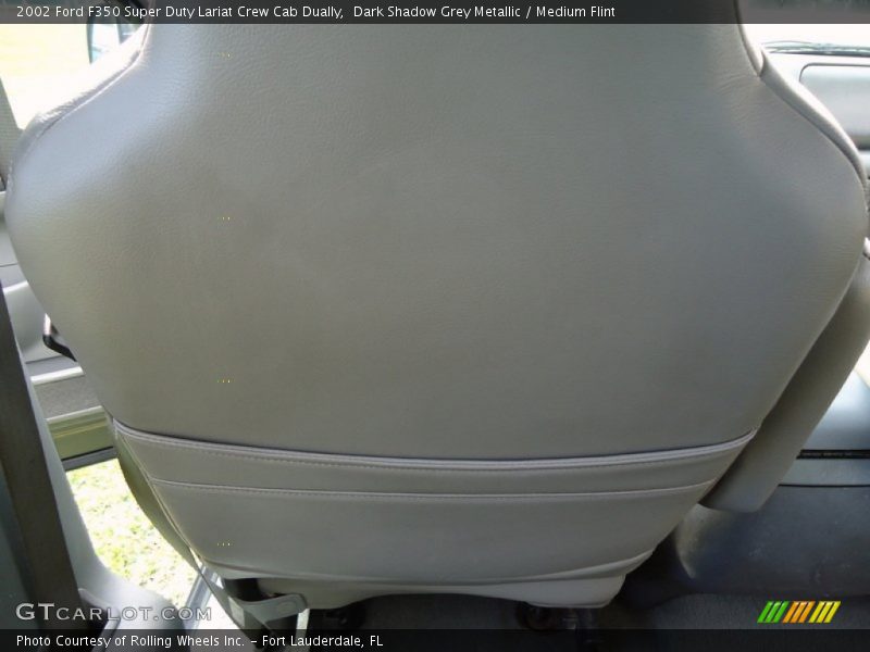 Dark Shadow Grey Metallic / Medium Flint 2002 Ford F350 Super Duty Lariat Crew Cab Dually