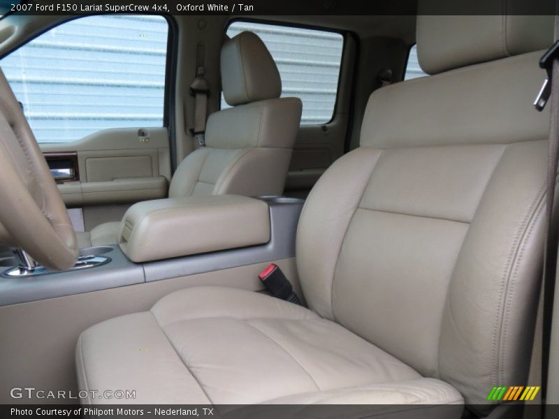 Oxford White / Tan 2007 Ford F150 Lariat SuperCrew 4x4