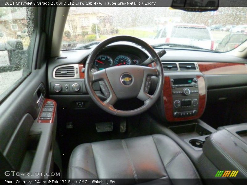 Taupe Grey Metallic / Ebony 2011 Chevrolet Silverado 2500HD LTZ Crew Cab 4x4