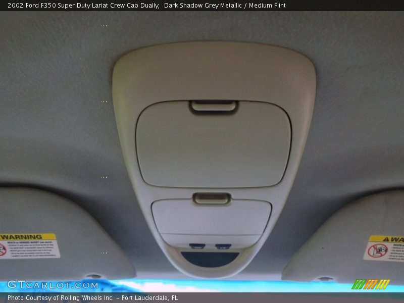 Dark Shadow Grey Metallic / Medium Flint 2002 Ford F350 Super Duty Lariat Crew Cab Dually