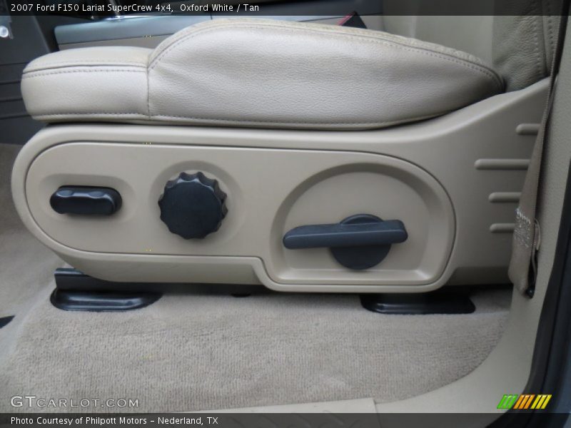 Oxford White / Tan 2007 Ford F150 Lariat SuperCrew 4x4