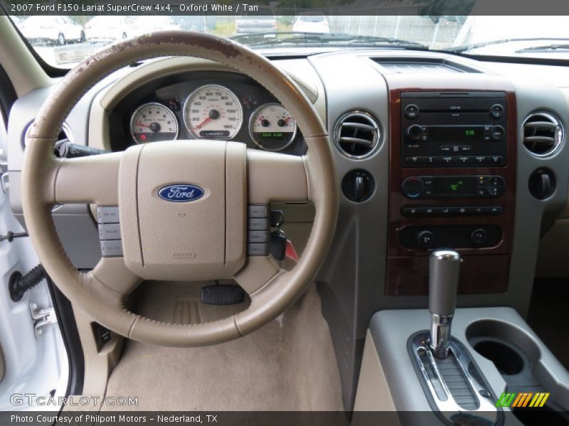 Oxford White / Tan 2007 Ford F150 Lariat SuperCrew 4x4