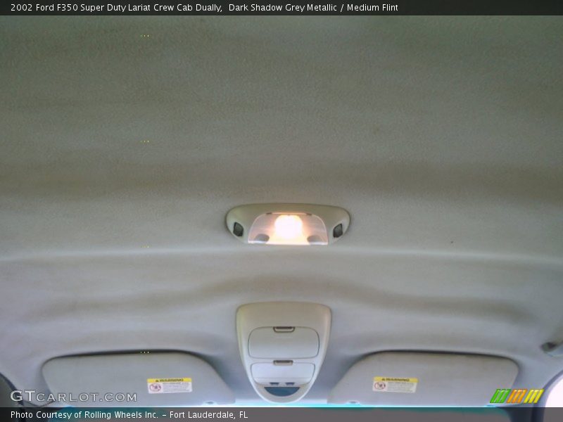 Dark Shadow Grey Metallic / Medium Flint 2002 Ford F350 Super Duty Lariat Crew Cab Dually