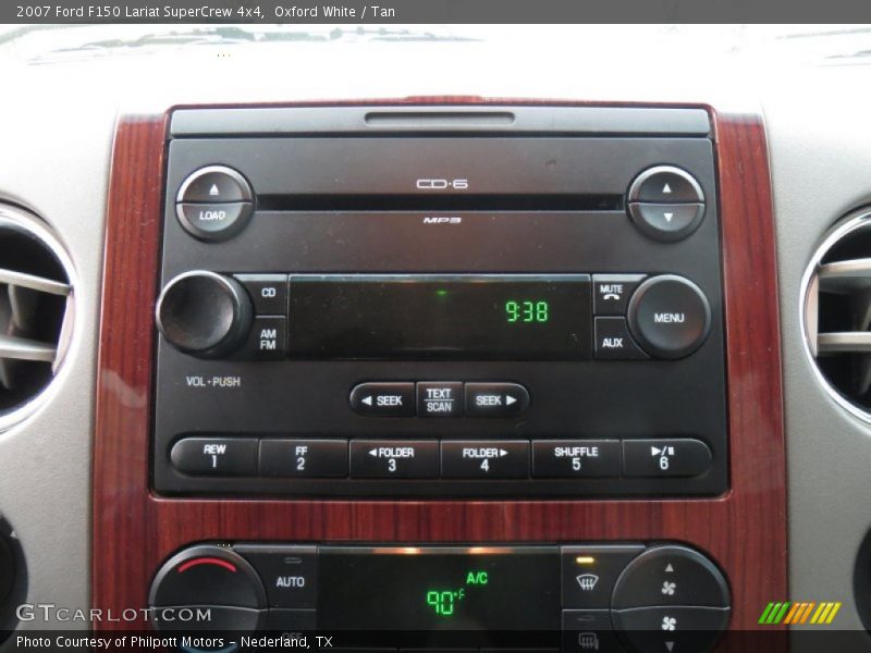 Oxford White / Tan 2007 Ford F150 Lariat SuperCrew 4x4
