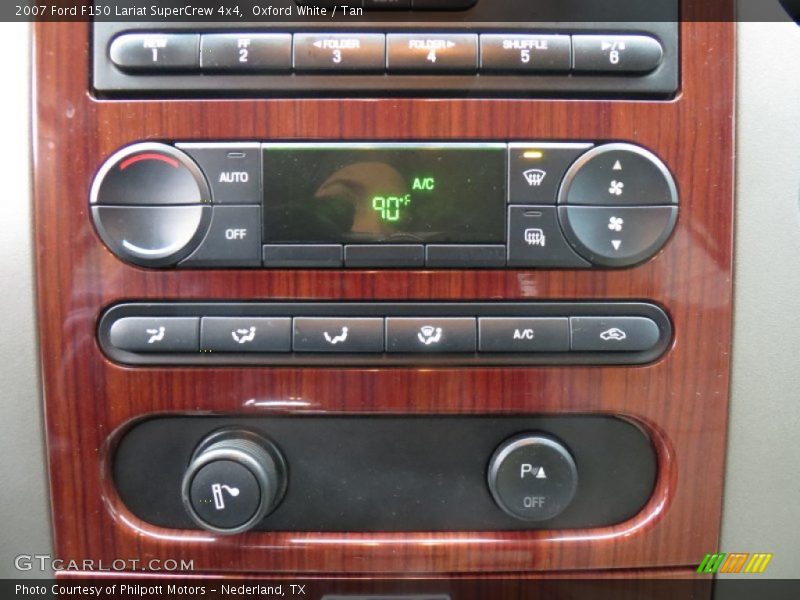 Oxford White / Tan 2007 Ford F150 Lariat SuperCrew 4x4