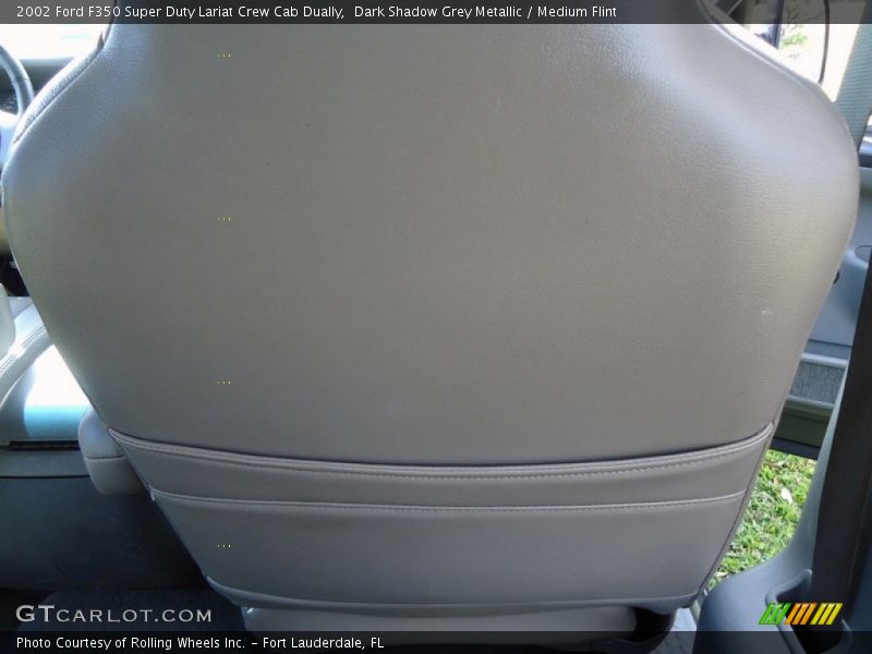 Dark Shadow Grey Metallic / Medium Flint 2002 Ford F350 Super Duty Lariat Crew Cab Dually