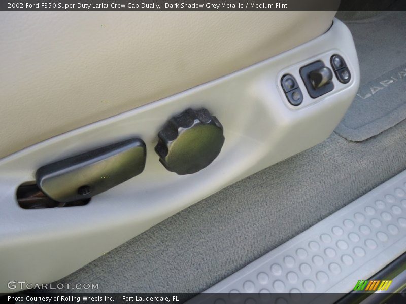 Dark Shadow Grey Metallic / Medium Flint 2002 Ford F350 Super Duty Lariat Crew Cab Dually