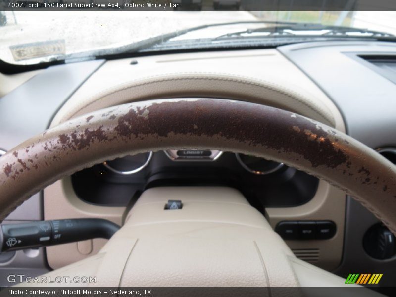 Oxford White / Tan 2007 Ford F150 Lariat SuperCrew 4x4