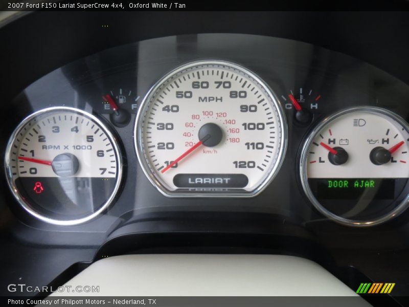Oxford White / Tan 2007 Ford F150 Lariat SuperCrew 4x4