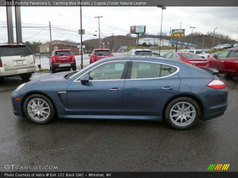 Yachting Blue Metallic / Cognac/Cedar Natural Leather 2011 Porsche Panamera S