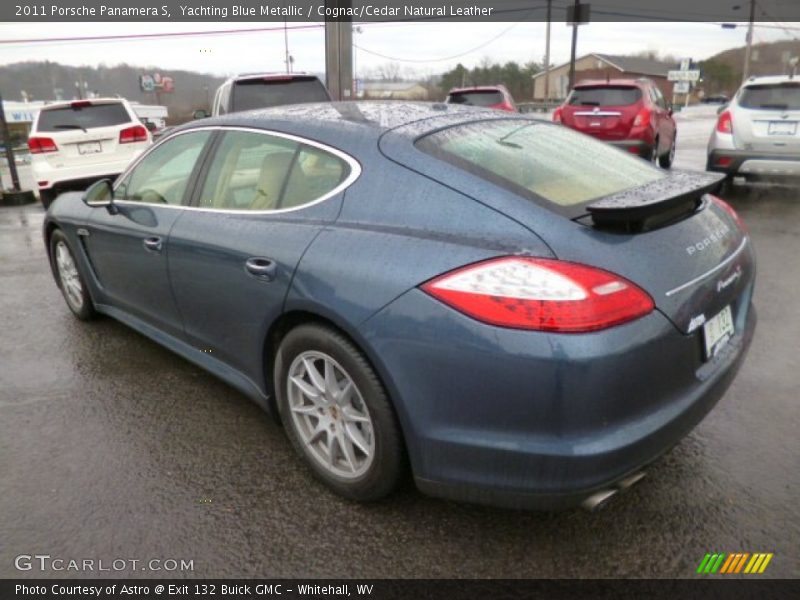 Yachting Blue Metallic / Cognac/Cedar Natural Leather 2011 Porsche Panamera S