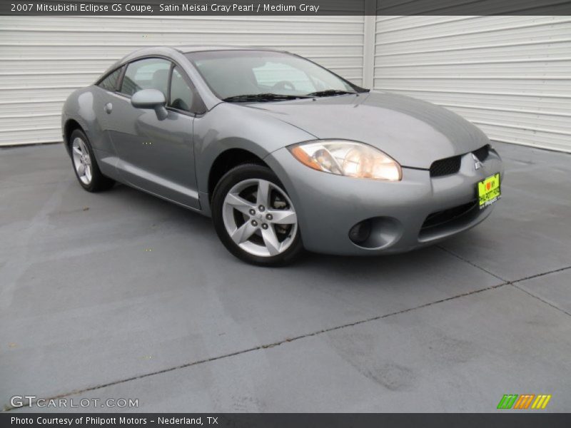 Satin Meisai Gray Pearl / Medium Gray 2007 Mitsubishi Eclipse GS Coupe