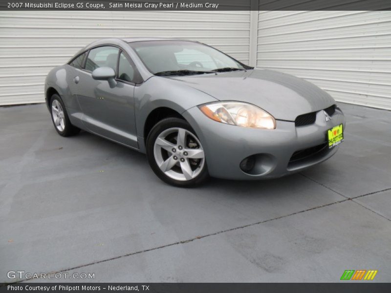Satin Meisai Gray Pearl / Medium Gray 2007 Mitsubishi Eclipse GS Coupe